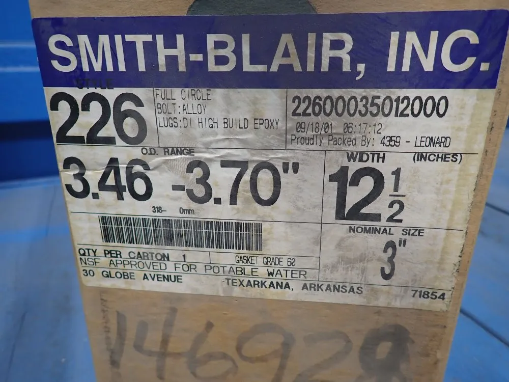 Smith-blair Inc. 226 Repair Clamp - 22600035012000