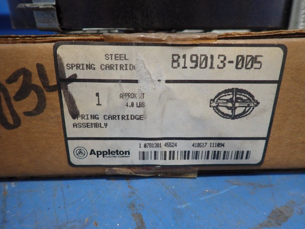 Appleton Electric Products Steel Spring Cartridge - 819013-005