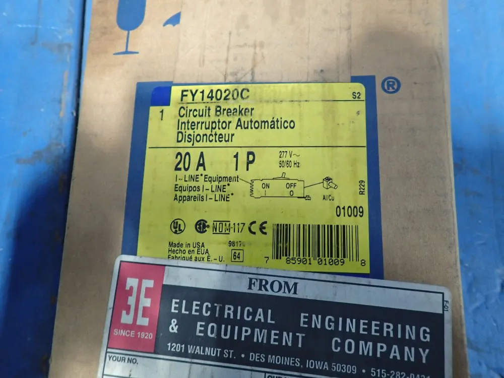 Square D Circuit Breaker - Fy14020c