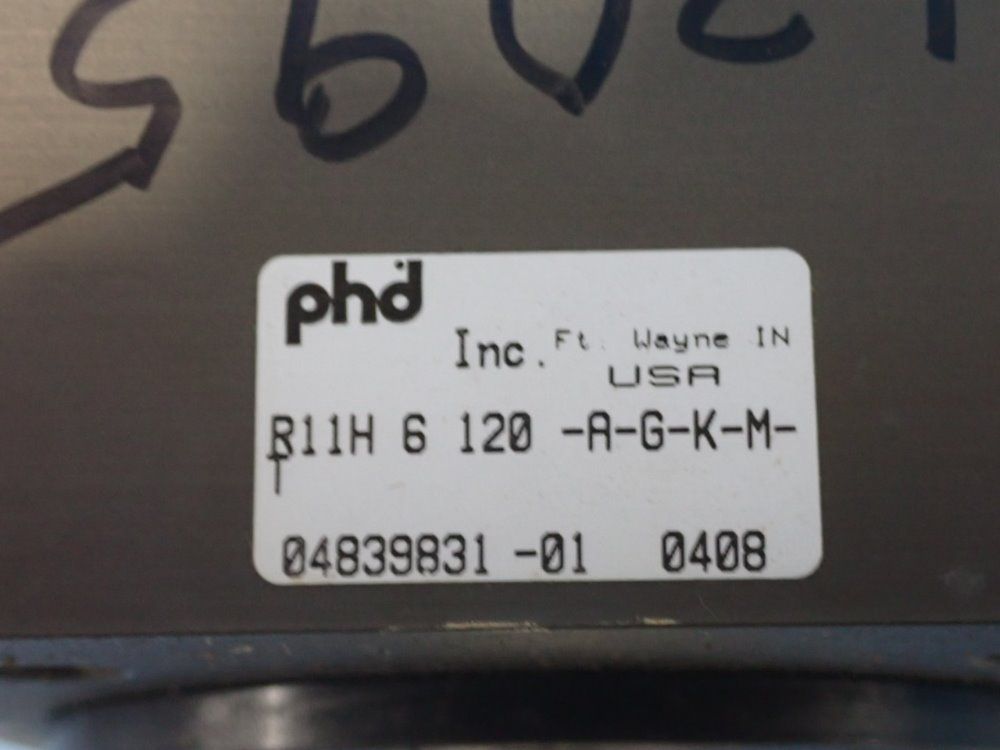 Phd Inc. Pneumatic Slide & Cylinder - B11h6120-a-g-k-m