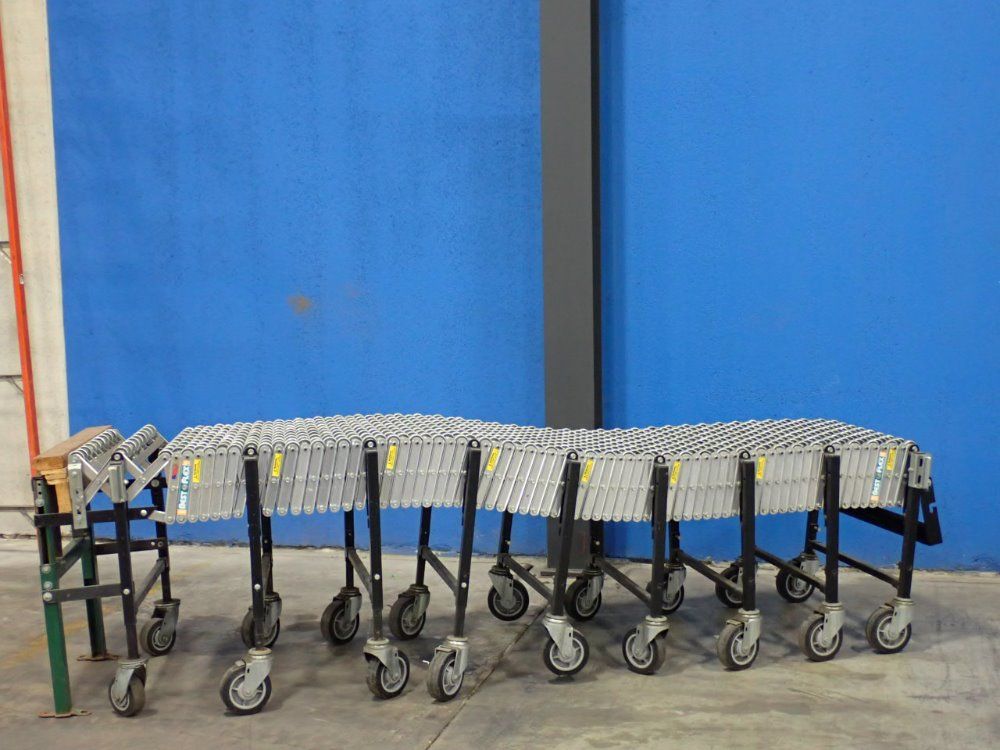 Best Flex 105"x24" Accordion Roller Conveyor - 200