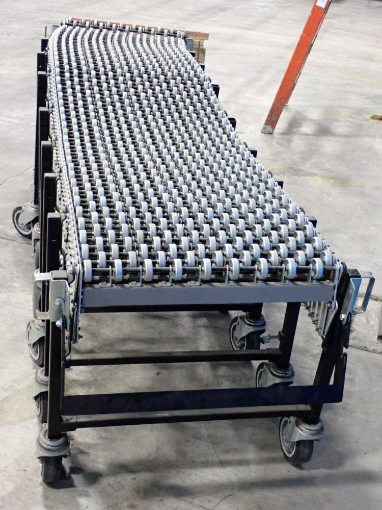 Best Flex 105"x24" Accordion Roller Conveyor - 200
