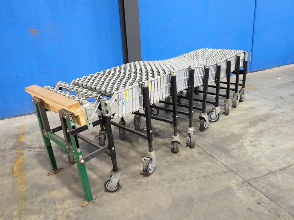 Best Flex 105"x24" Accordion Roller Conveyor - 200