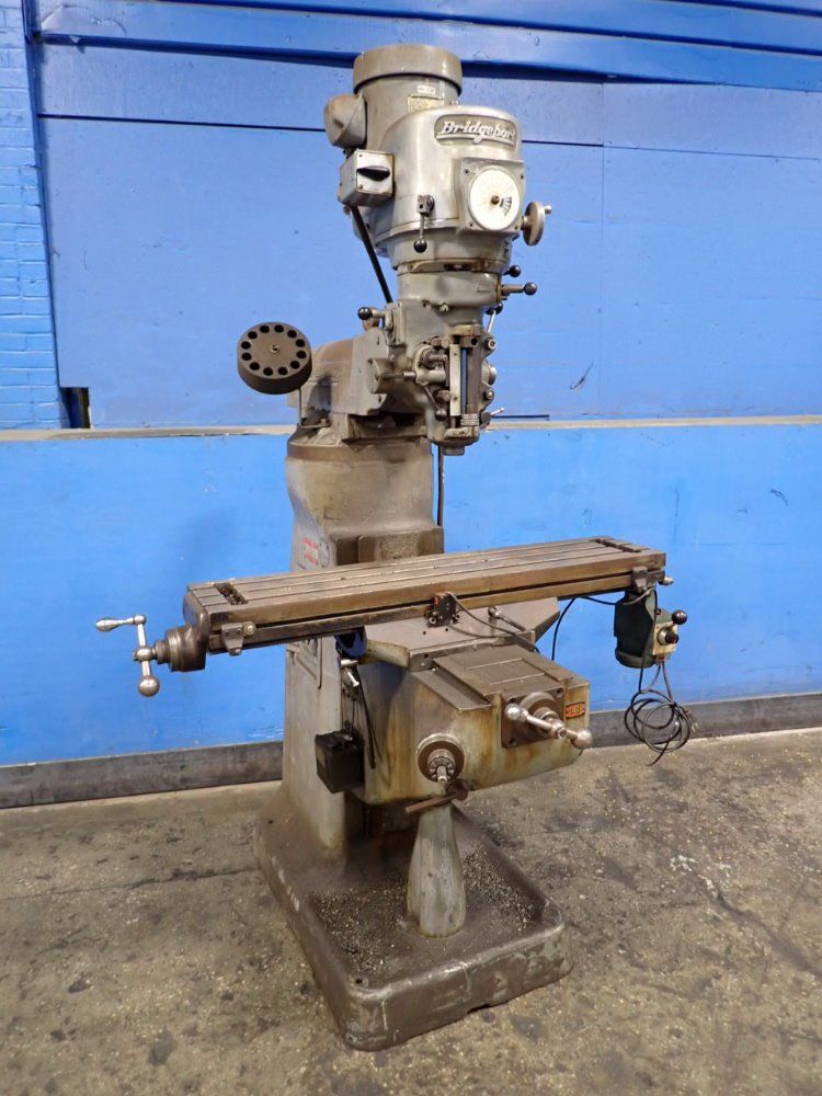 Bridgeport 42" X 9' Vertical Mill