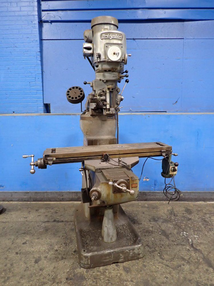 Bridgeport 42" X 9' Vertical Mill