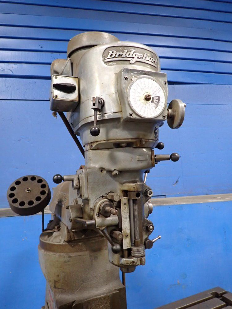 Bridgeport 42" X 9' Vertical Mill