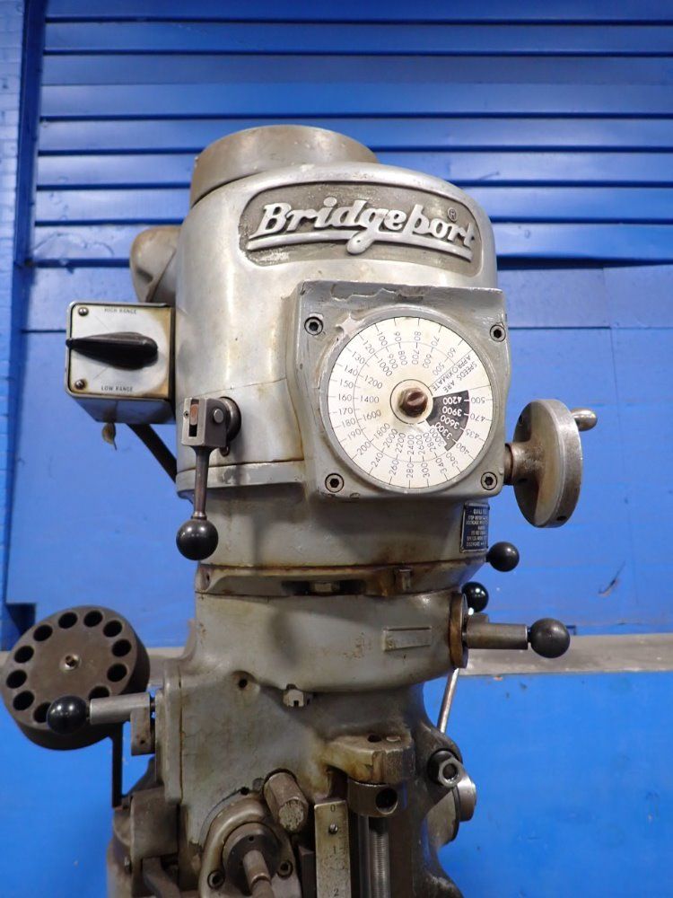 Bridgeport 42" X 9' Vertical Mill