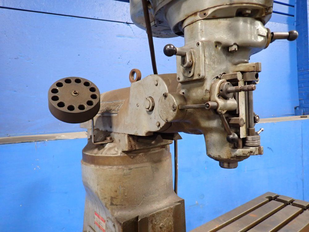 Bridgeport 42" X 9' Vertical Mill