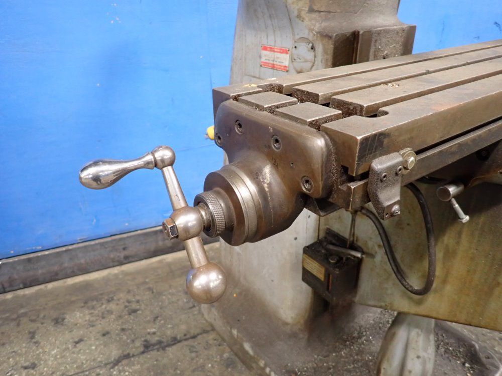 Bridgeport 42" X 9' Vertical Mill