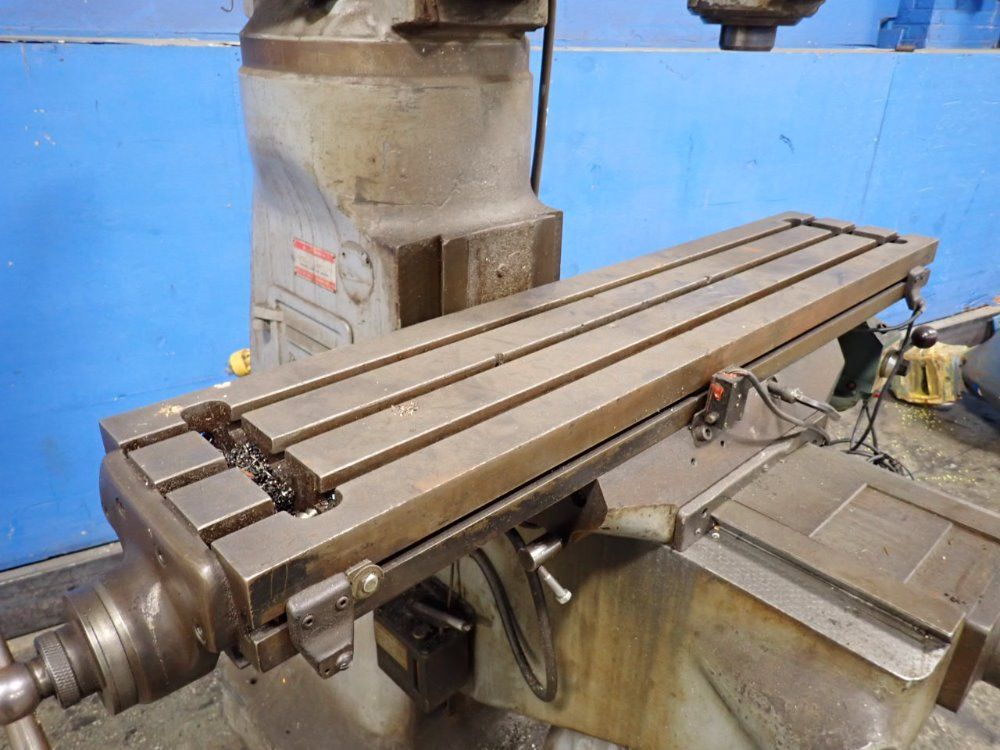 Bridgeport 42" X 9' Vertical Mill