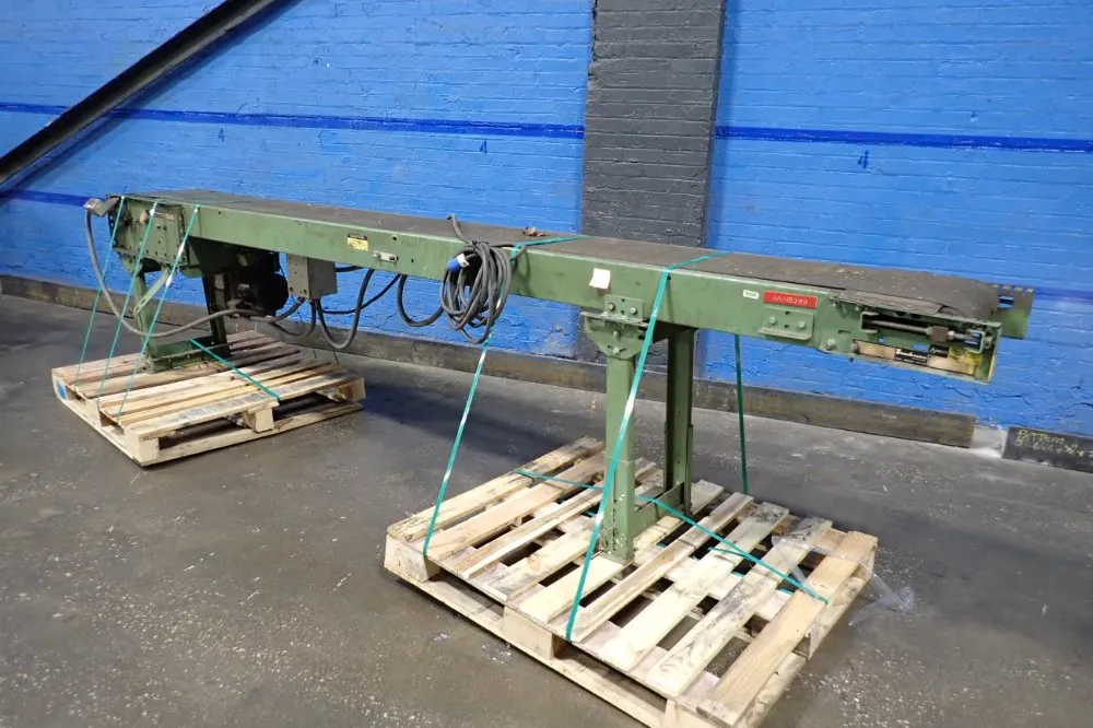 Buschman Conveyors 12" X 140" Power Belt Conveyor - An/18399