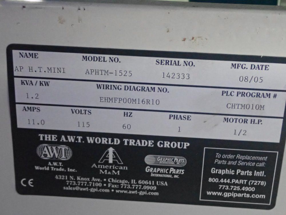 Accu-print 38" X 34" Screen Printer - Aphtm-1525