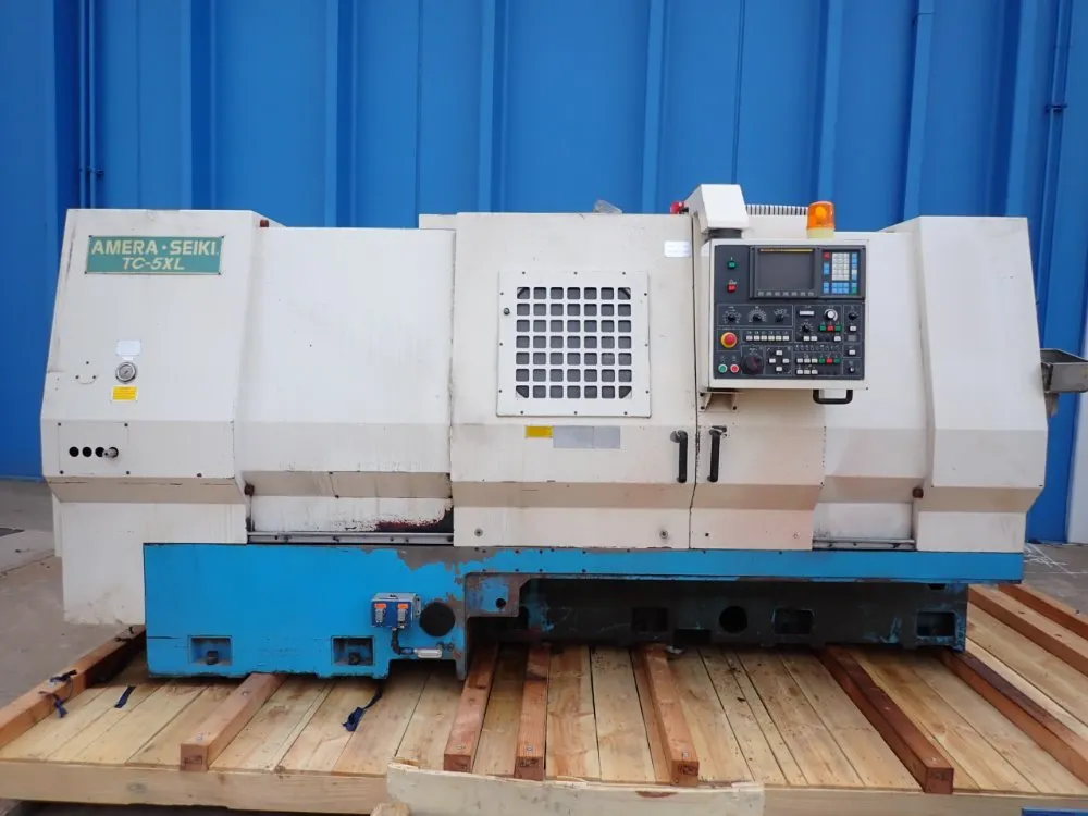 Amera-seiki 20.8" Swing Over Bed, 47.2" Centers, 20-2000rpm Cnc Turret Lathe - Tc-5xl
