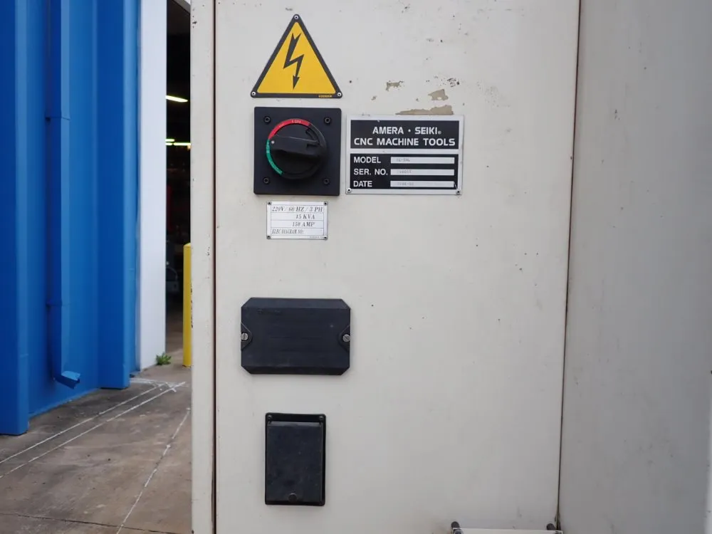 Amera-seiki 20.8" Swing Over Bed, 47.2" Centers, 20-2000rpm Cnc Turret Lathe - Tc-5xl