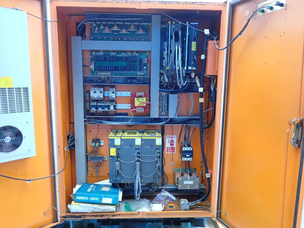 Amera-seiki 20.8" Swing Over Bed, 47.2" Centers, 20-2000rpm Cnc Turret Lathe - Tc-5xl