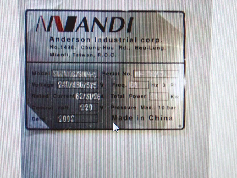 Anderson Industrial 126"x64"/10 Bar Cnc Router - Stratos/sup+c