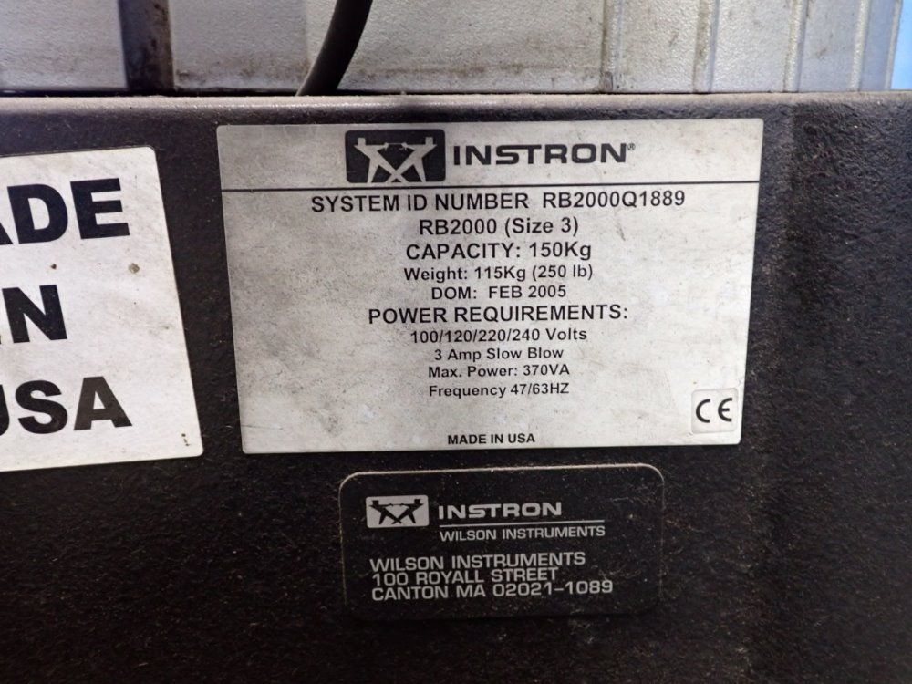 Wilson Rockwell 250lbs Hardess Tester - B2000