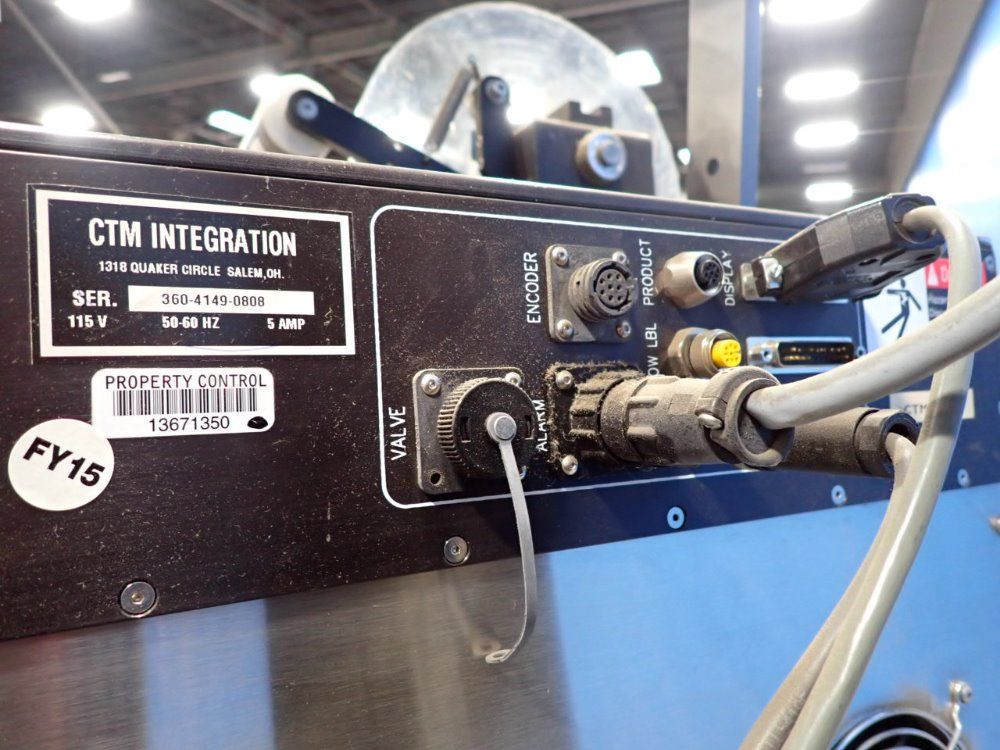 Ctm Integration 3/4" X 3/4" - 10" X 20" Merge Label Applicator - 360 Series