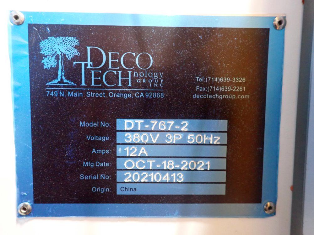 Deco Technology 12a Uv Bottle Screen Printer - Dt-767-2