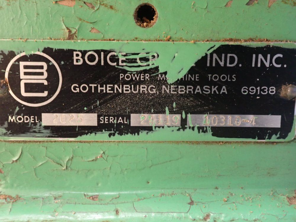 Boice Crane 9" Oscillating Spindle Sander - 2025