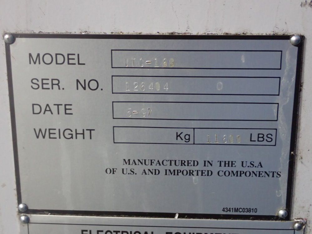 Mazak Cnc Vertical Machining Center - Vtc-16b