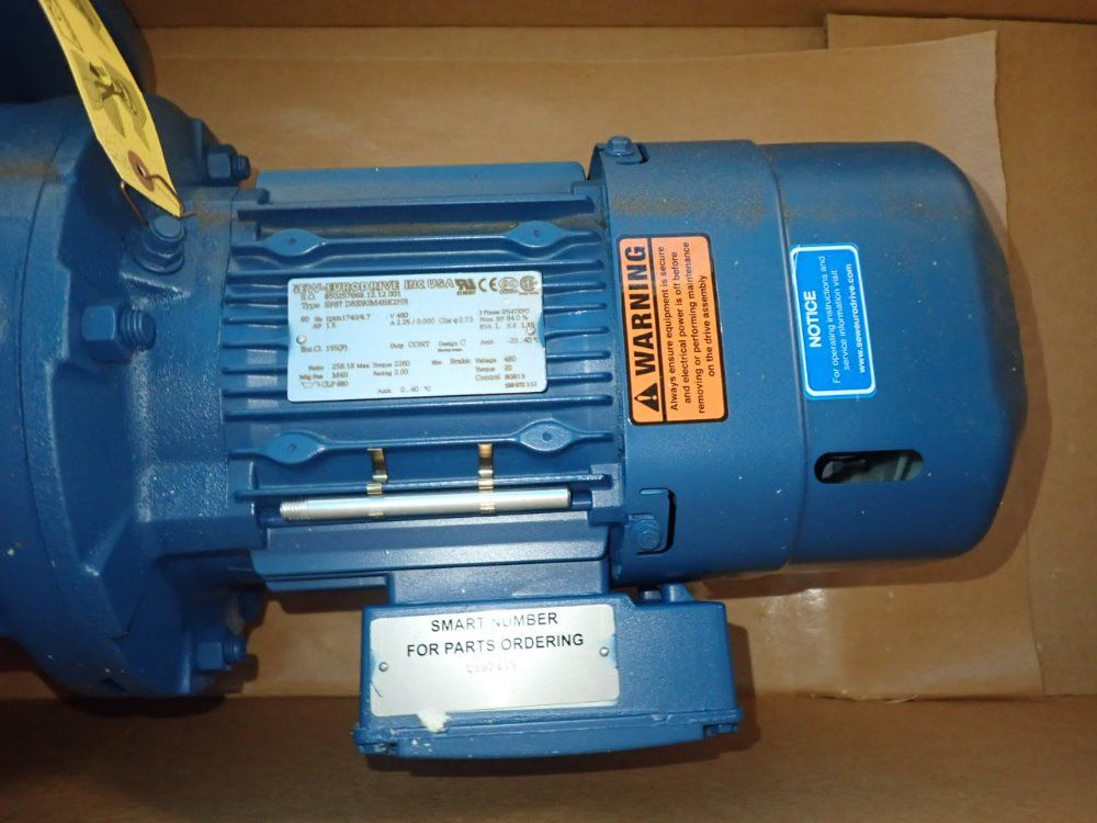 Sew-eurodrive 1 1/2 Hp Gear Drive - Sf37dre90m4be2hr