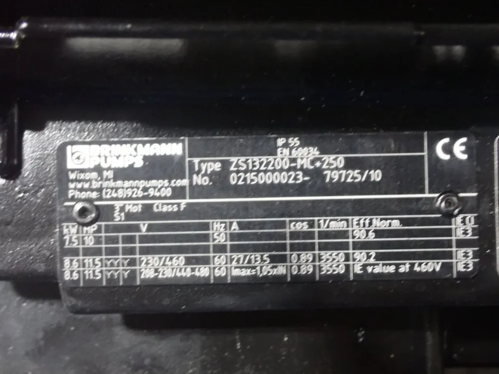 Brinkman Pumps 10 Hp Pump - Zs132200-mc