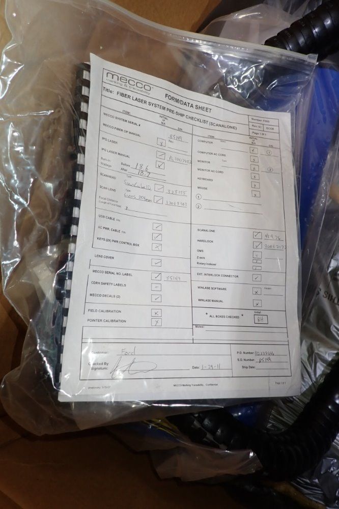 Mecco Laser Marking System - Meccomark