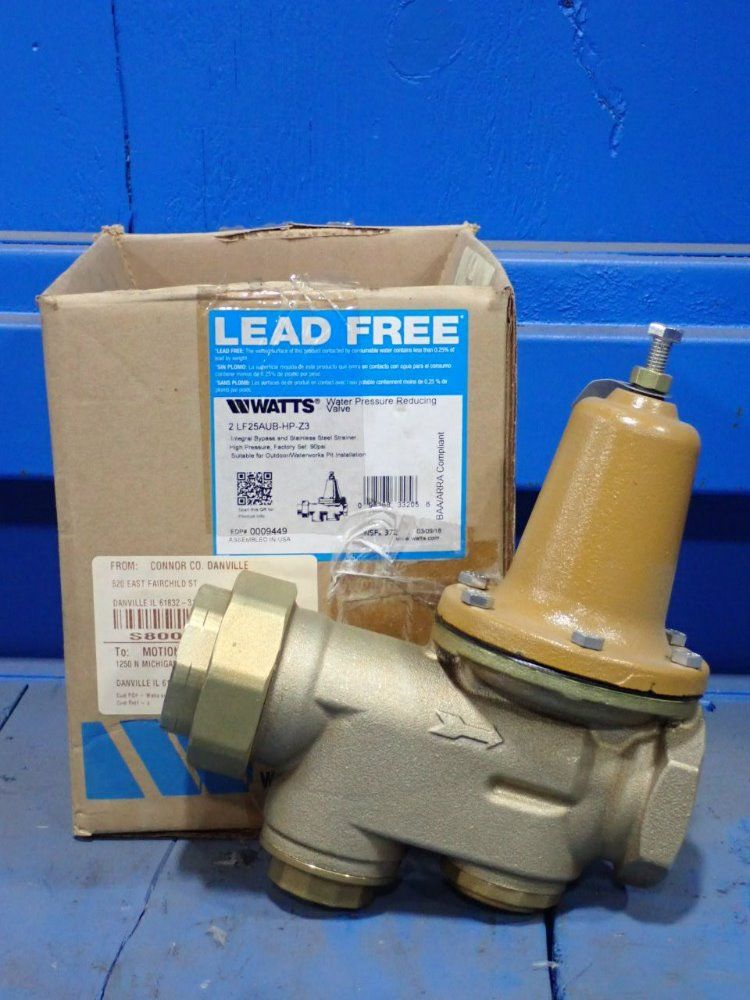 Watts 1/2"-2" Water Pressure Reducing Valve - 2 Lf25aub-hp-z3