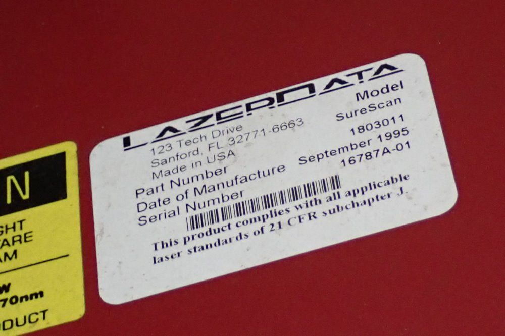 Lazer Data Scanner