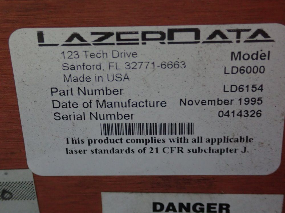 Lazerdata Laser Light - Ld6154