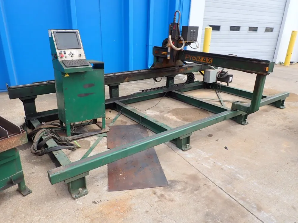 Controlled Automation 12' X 8' Table, 1200ipm, +-.007" Tolerance Cnc Plasma Cutting Table - Promax