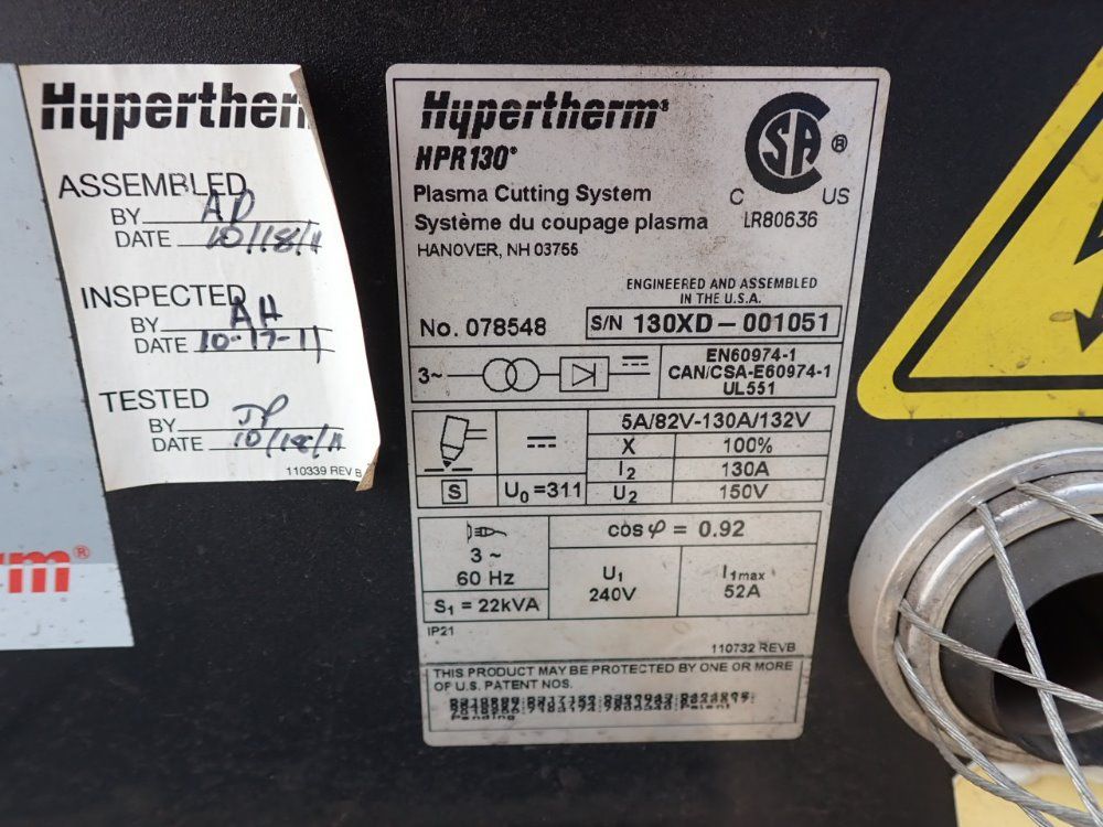 Controlled Automation 12' X 8' Table, 1200ipm, +-.007" Tolerance Cnc Plasma Cutting Table - Promax