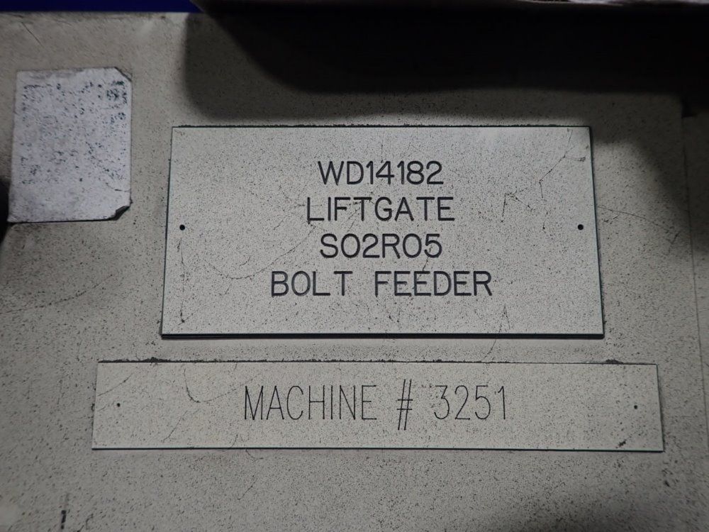 Mechanical Turnkey Solutions Bolt Feeder