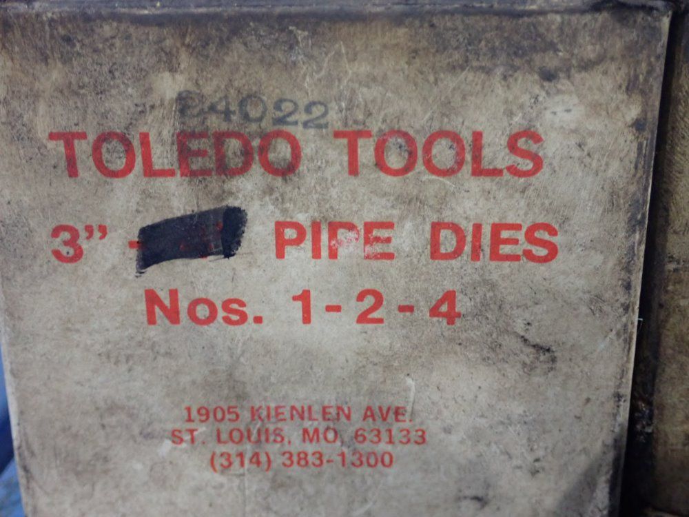 Toledo Tools 3 Pipe Dies