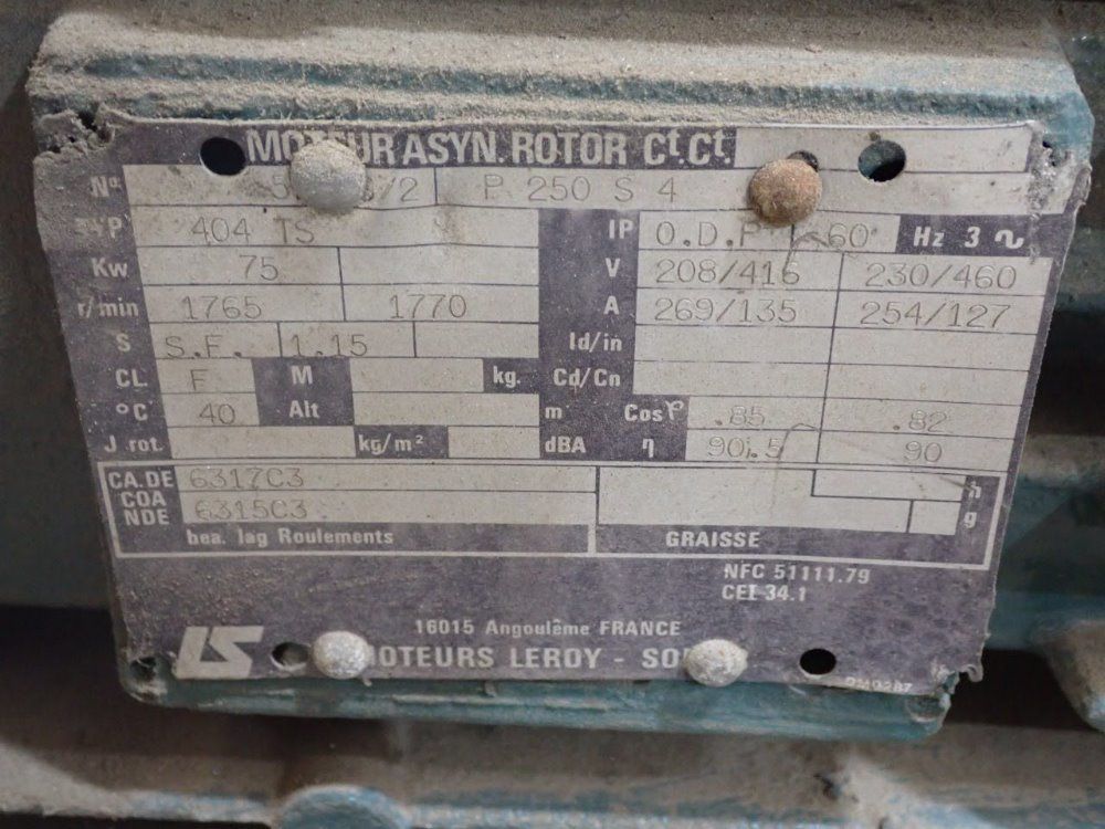 Hydrovane 75kw Air Compressor - 450