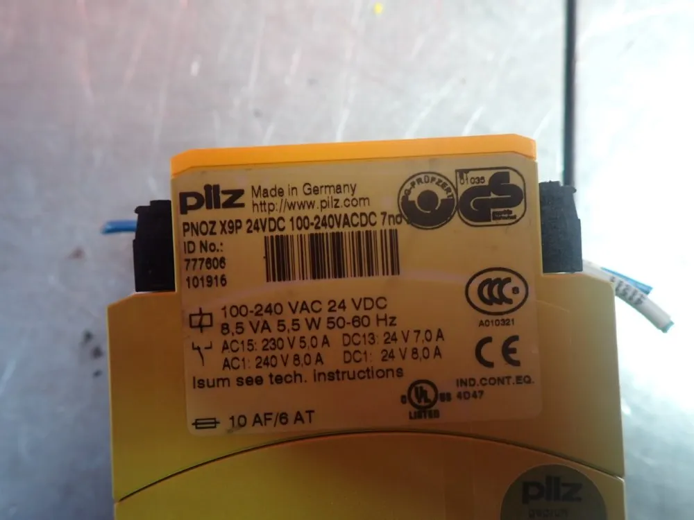 Pilz 2pcs Pilz Pnozx9pac Safety Relay - Pnozx9pac