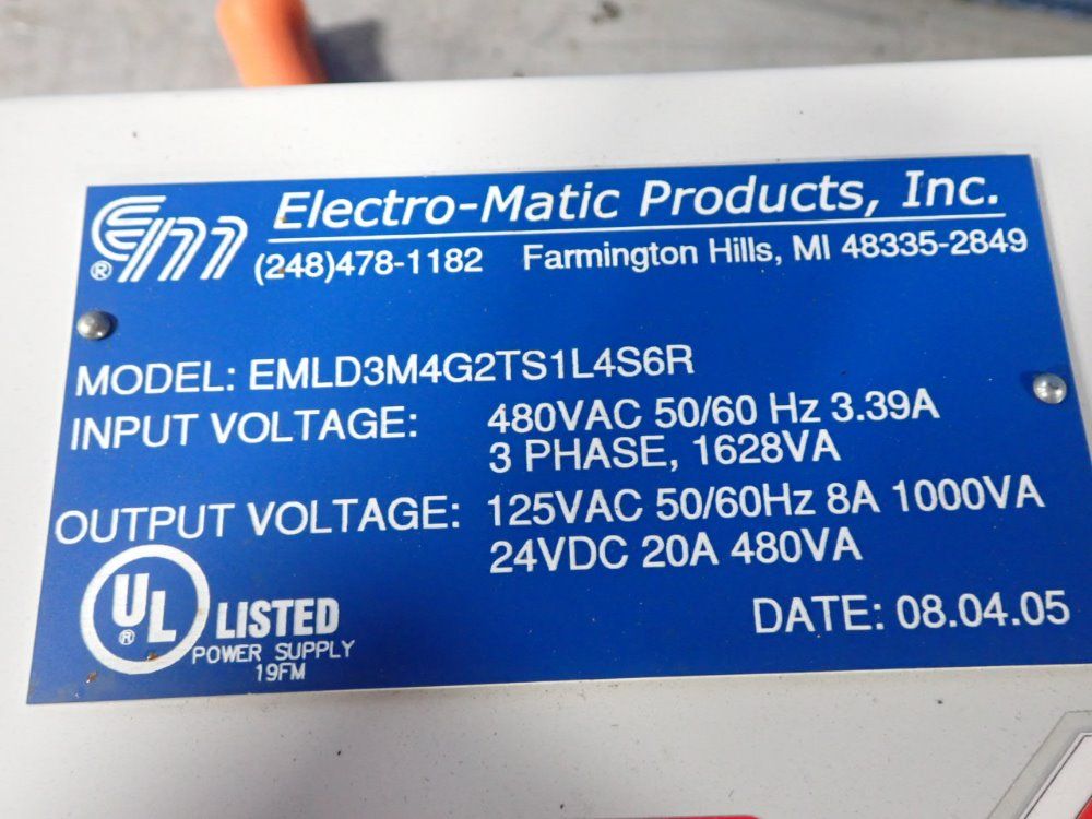 Electro-matic Power Supply - Emld3m4g2ts1l456r