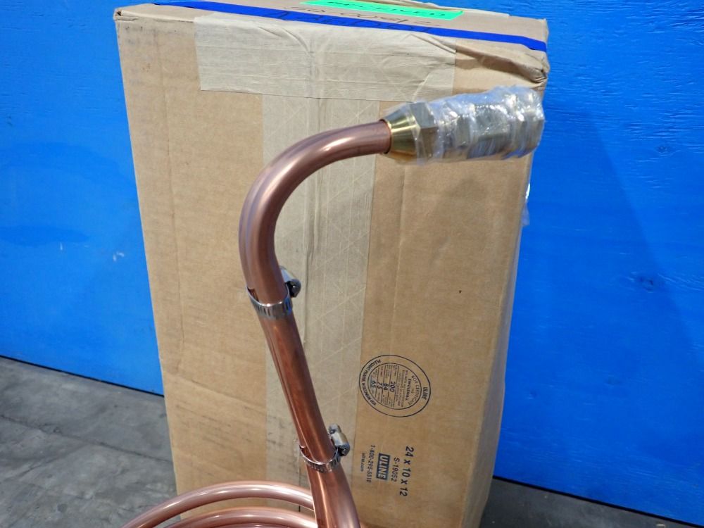 Used Copper Coil Immersion Wort Chiller HGR Industrial Surplus