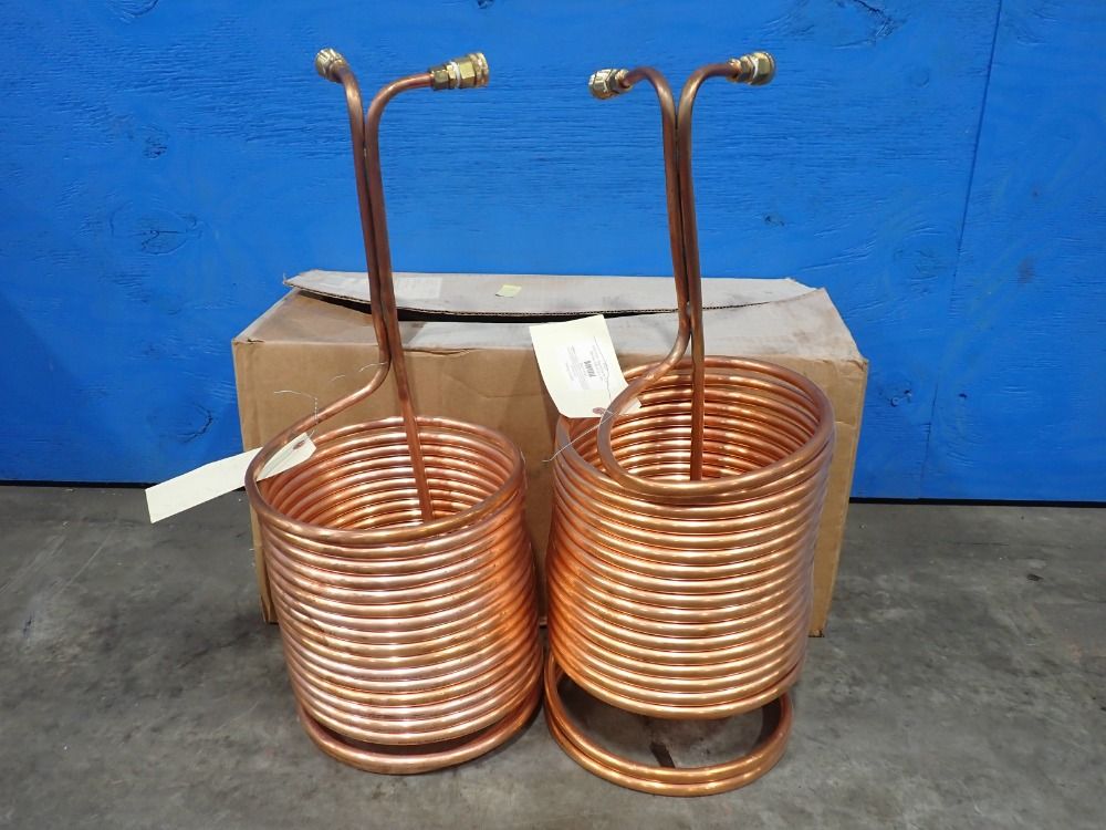 Used Copper Coil Immersion Wort Chiller HGR Industrial Surplus
