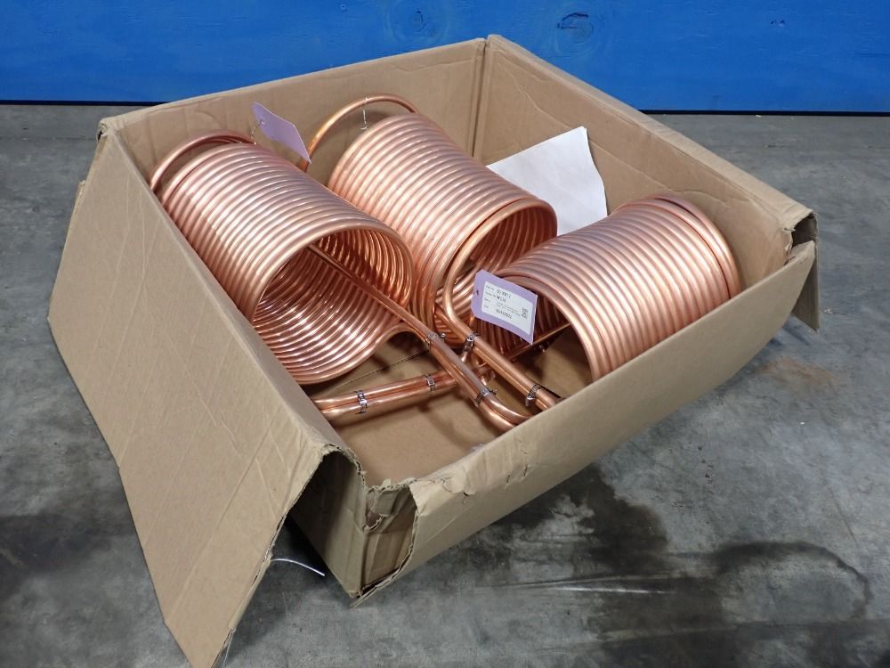 Used Copper Coil Immersion Wort Chiller HGR Industrial Surplus