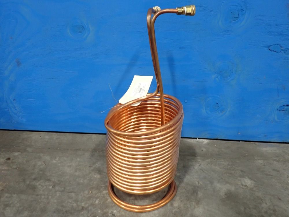 Used Copper Coil Immersion Wort Chiller HGR Industrial Surplus