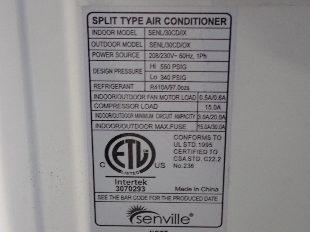 Senville Air Conditioner