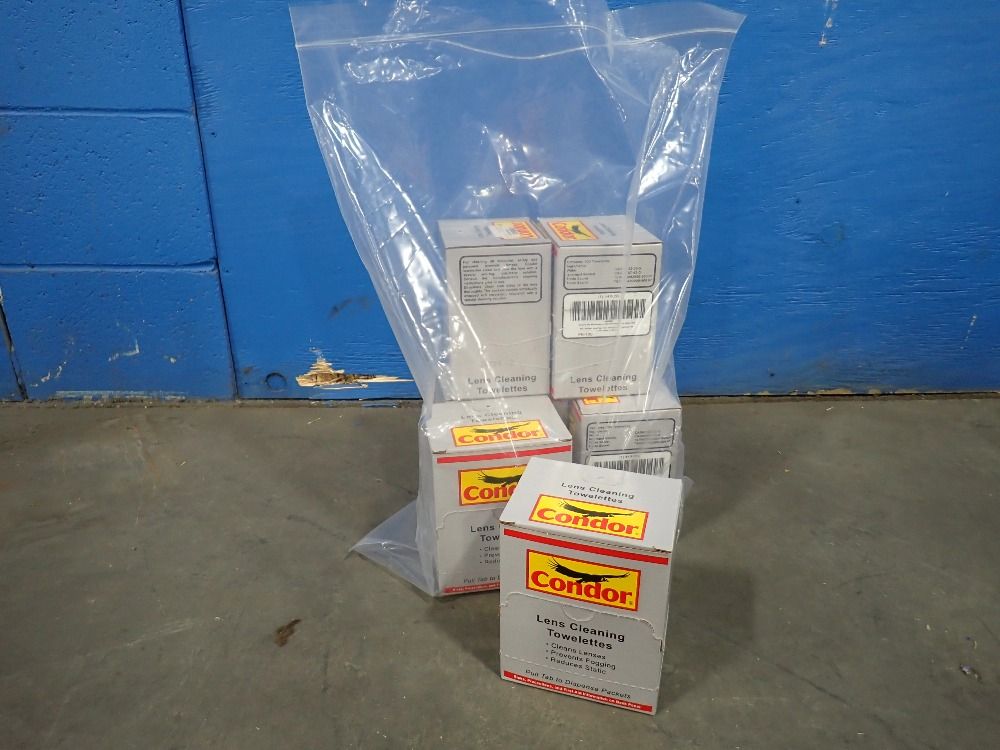 Used Condor Lens Cleaning Towelettes HGR Industrial Surplus