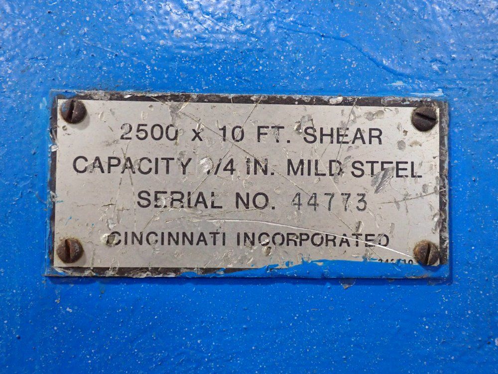 Cincinnati Shear