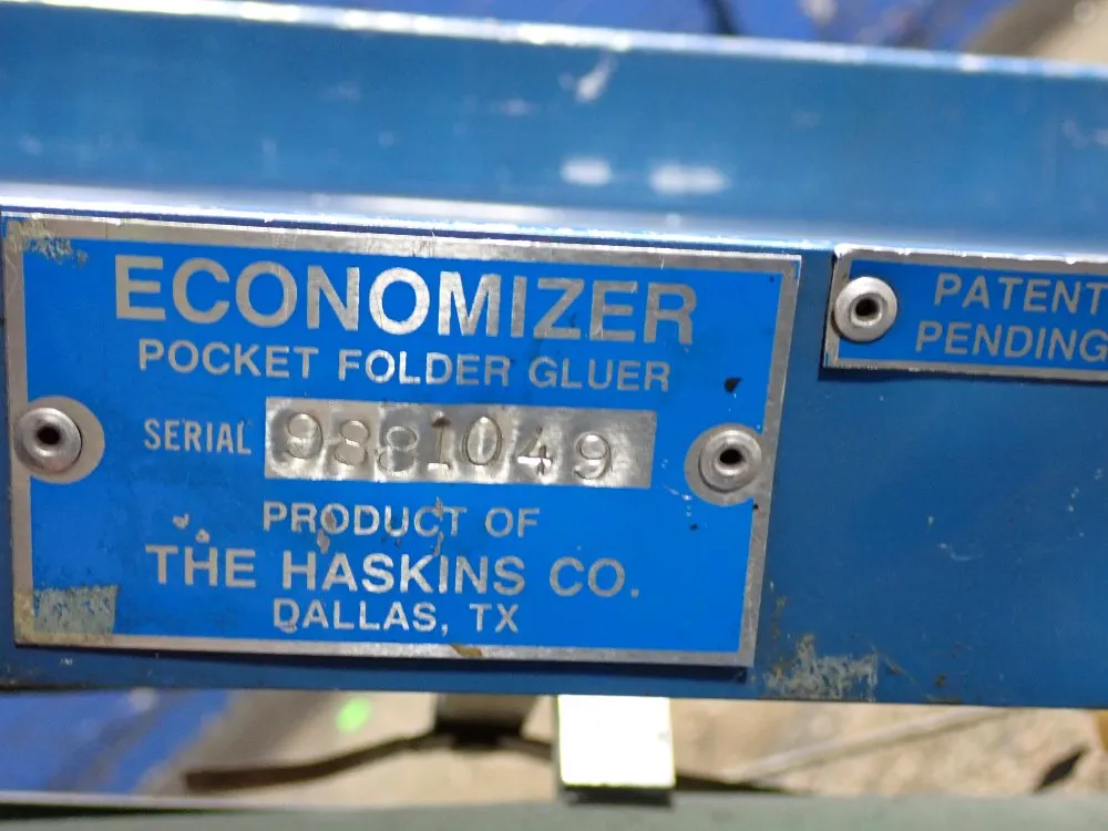 Economizer Pocket Folder Gluer