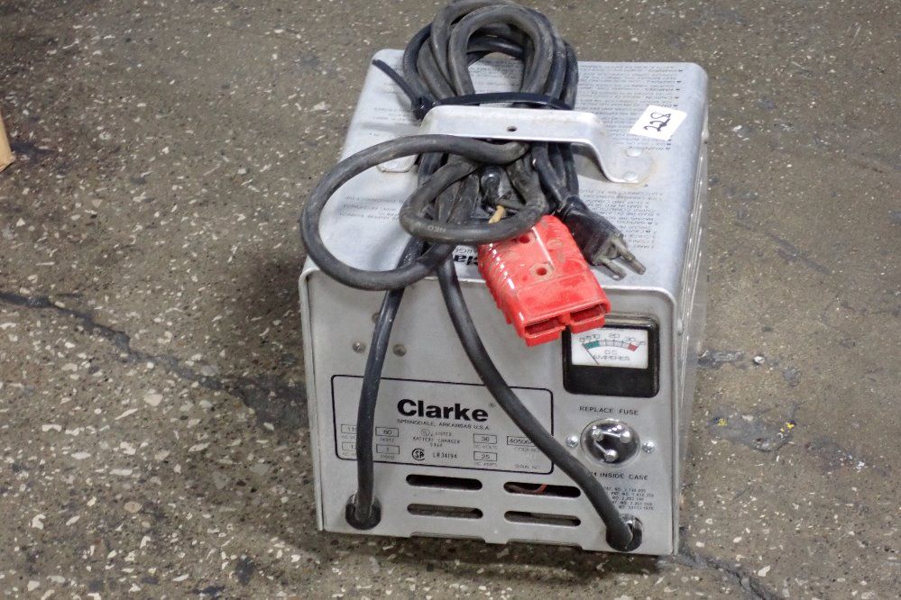 Used Clarke Battery Charger | HGR Industrial Surplus