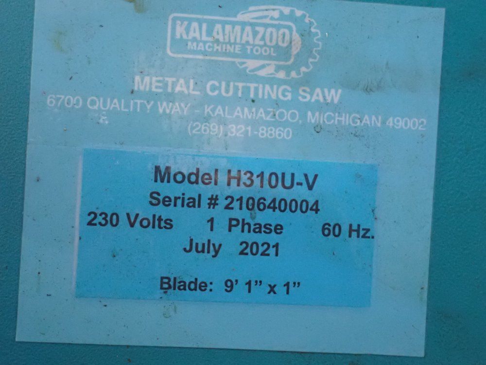 Kalamazoo Metal Cutting Saw