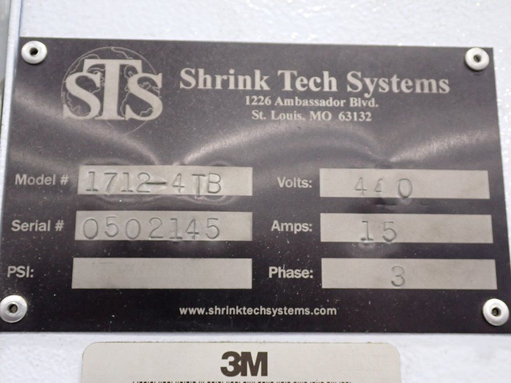 Shrink Tech Systems Heat Tunnel