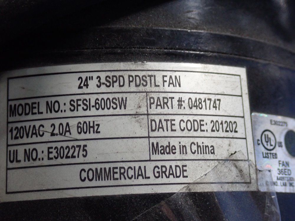 Used Profitter Fan HGR Industrial Surplus